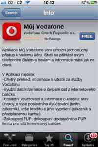 Samoobsluha do kapsy: aplikace Můj Vodafone pro iPhone a Android